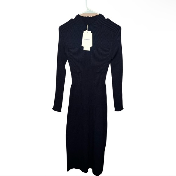 AERON Ribbed Cut-Out Lara Dress​​ - Picture 4 of 8